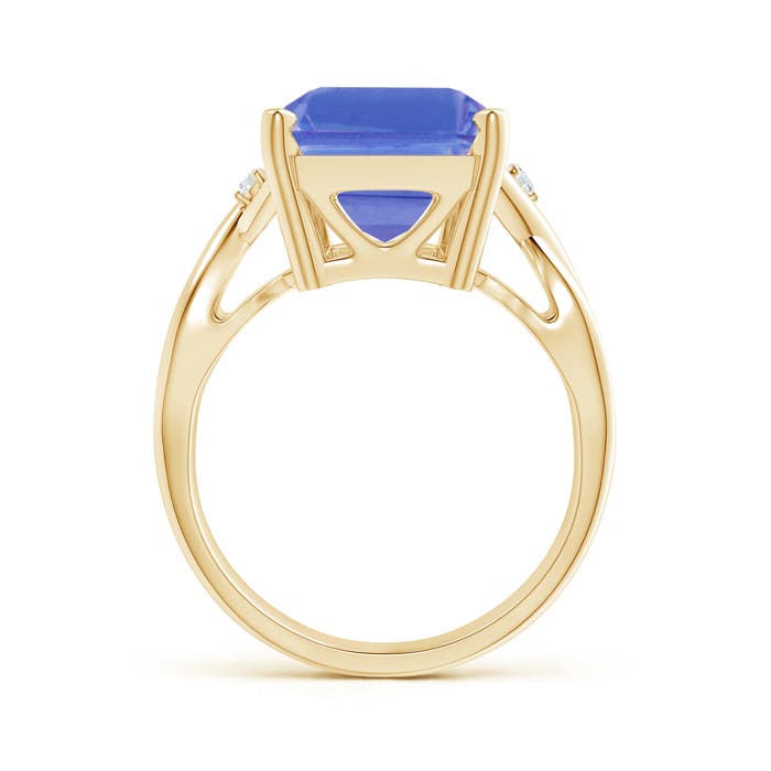 AA - Tanzanite / 7.03 CT / 14 KT Yellow Gold