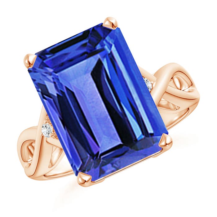 AAA - Tanzanite / 7.03 CT / 14 KT Rose Gold