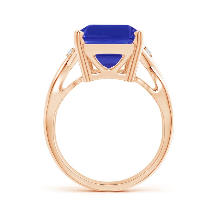 AAAA - Tanzanite / 7.03 CT / 14 KT Rose Gold