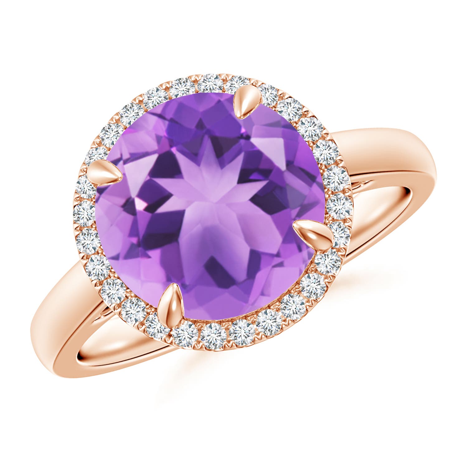 A - Amethyst / 3.37 CT / 14 KT Rose Gold