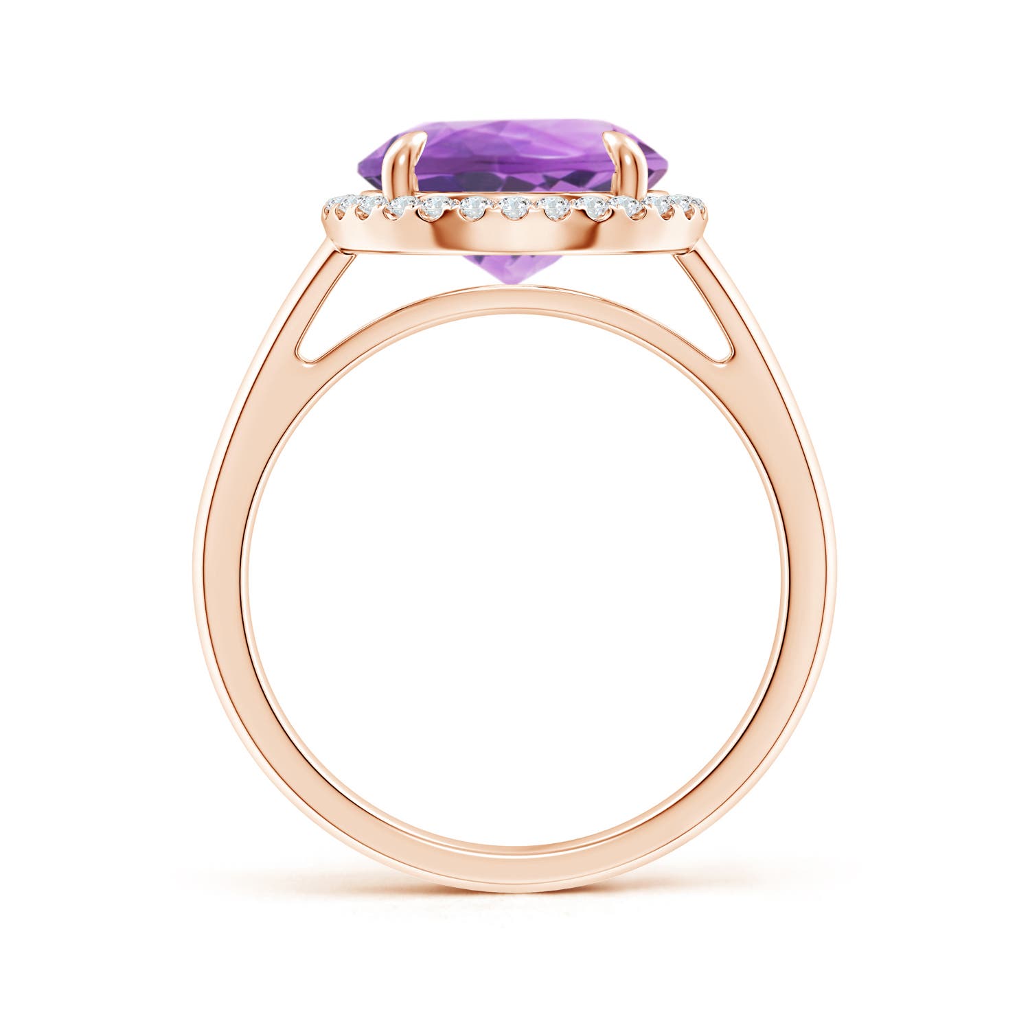 A - Amethyst / 3.37 CT / 14 KT Rose Gold