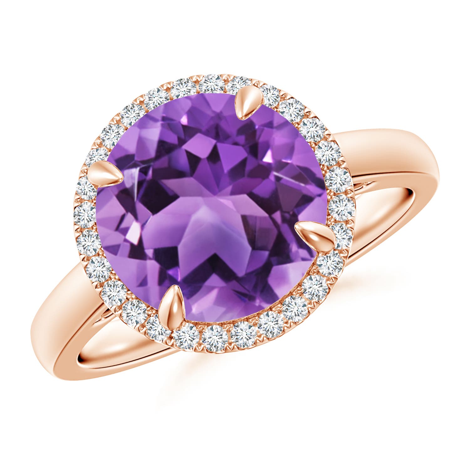 AA - Amethyst / 3.37 CT / 14 KT Rose Gold