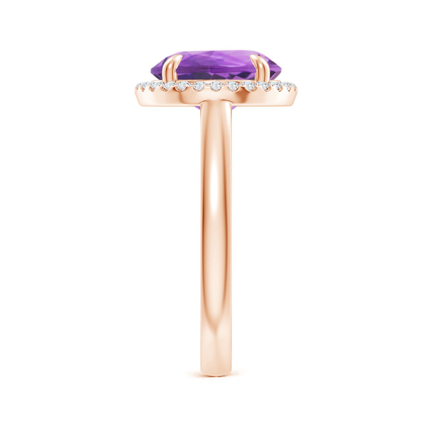 AA - Amethyst / 3.37 CT / 14 KT Rose Gold