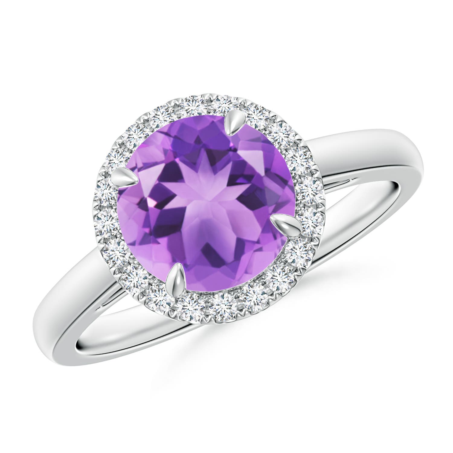 A - Amethyst / 1.86 CT / 14 KT White Gold