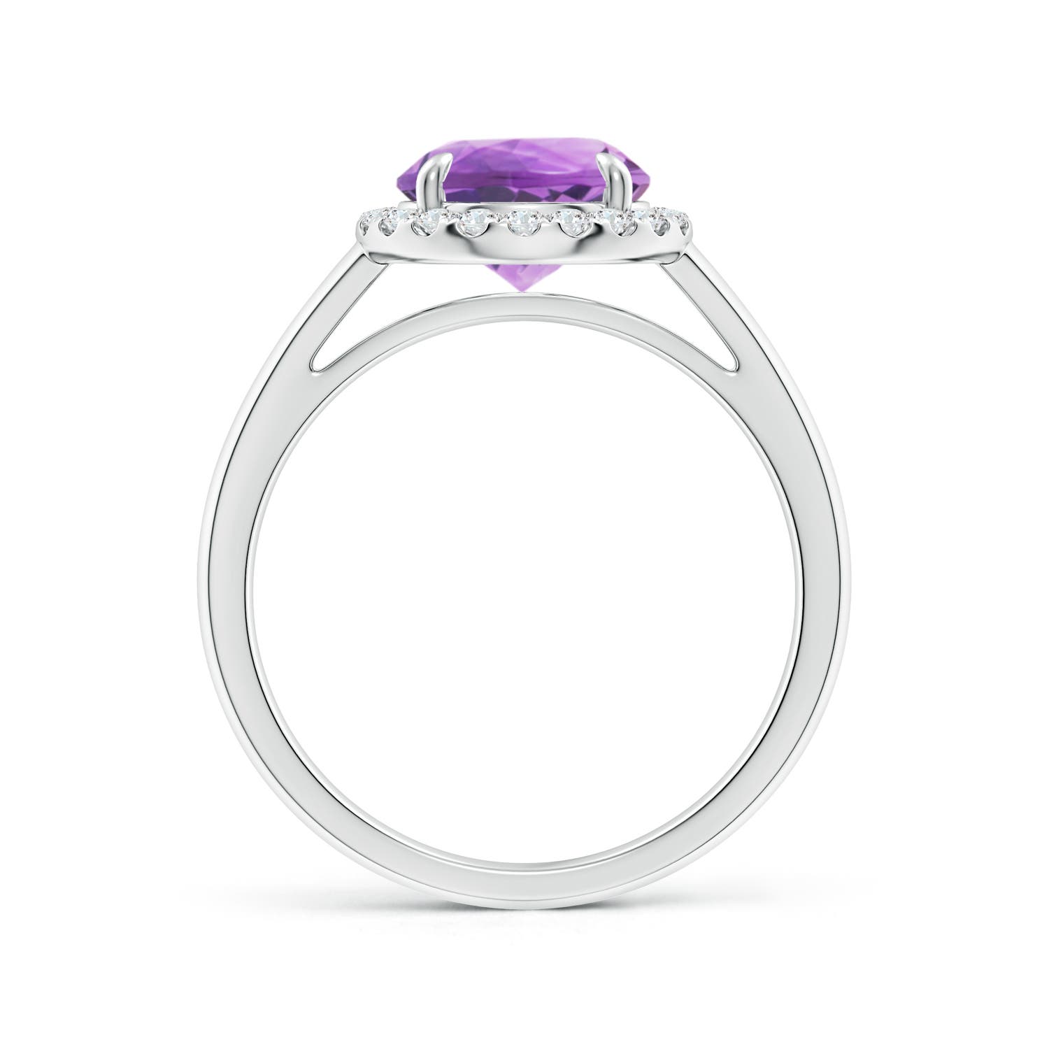 A - Amethyst / 1.86 CT / 14 KT White Gold