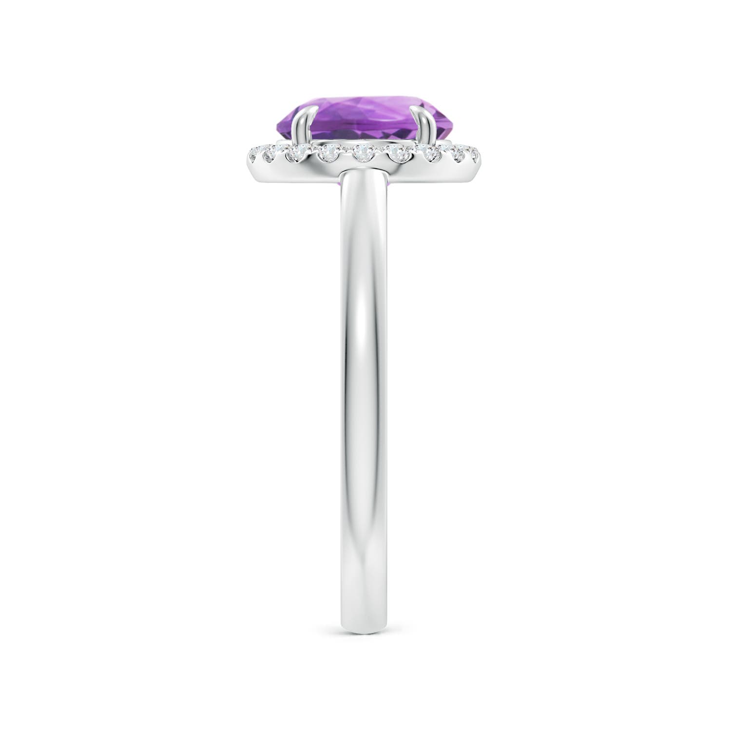 A - Amethyst / 1.86 CT / 14 KT White Gold