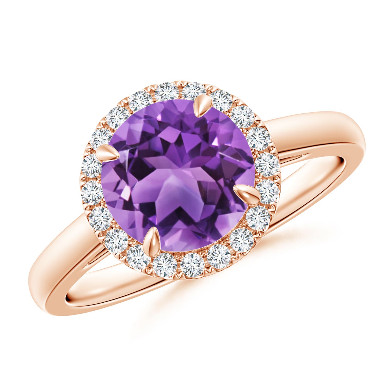 AA - Amethyst / 1.86 CT / 14 KT Rose Gold