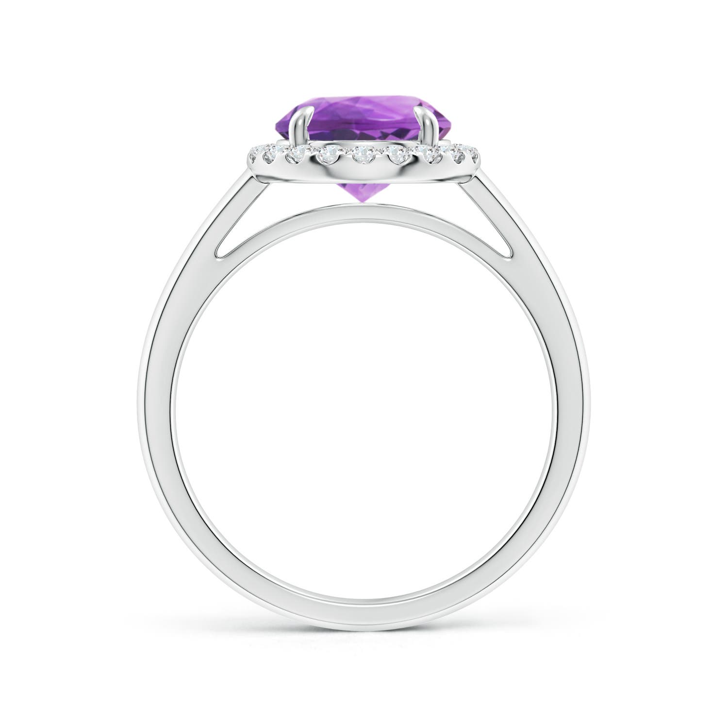 AA - Amethyst / 1.86 CT / 14 KT White Gold