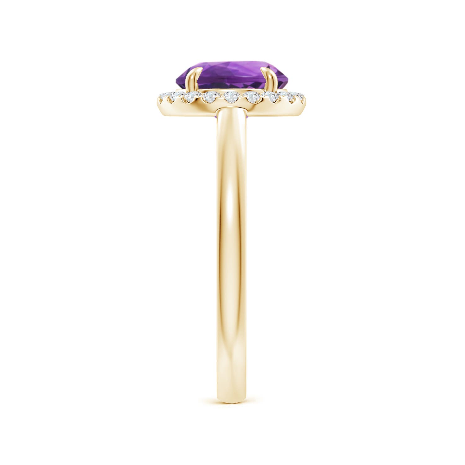 AAA - Amethyst / 1.86 CT / 14 KT Yellow Gold