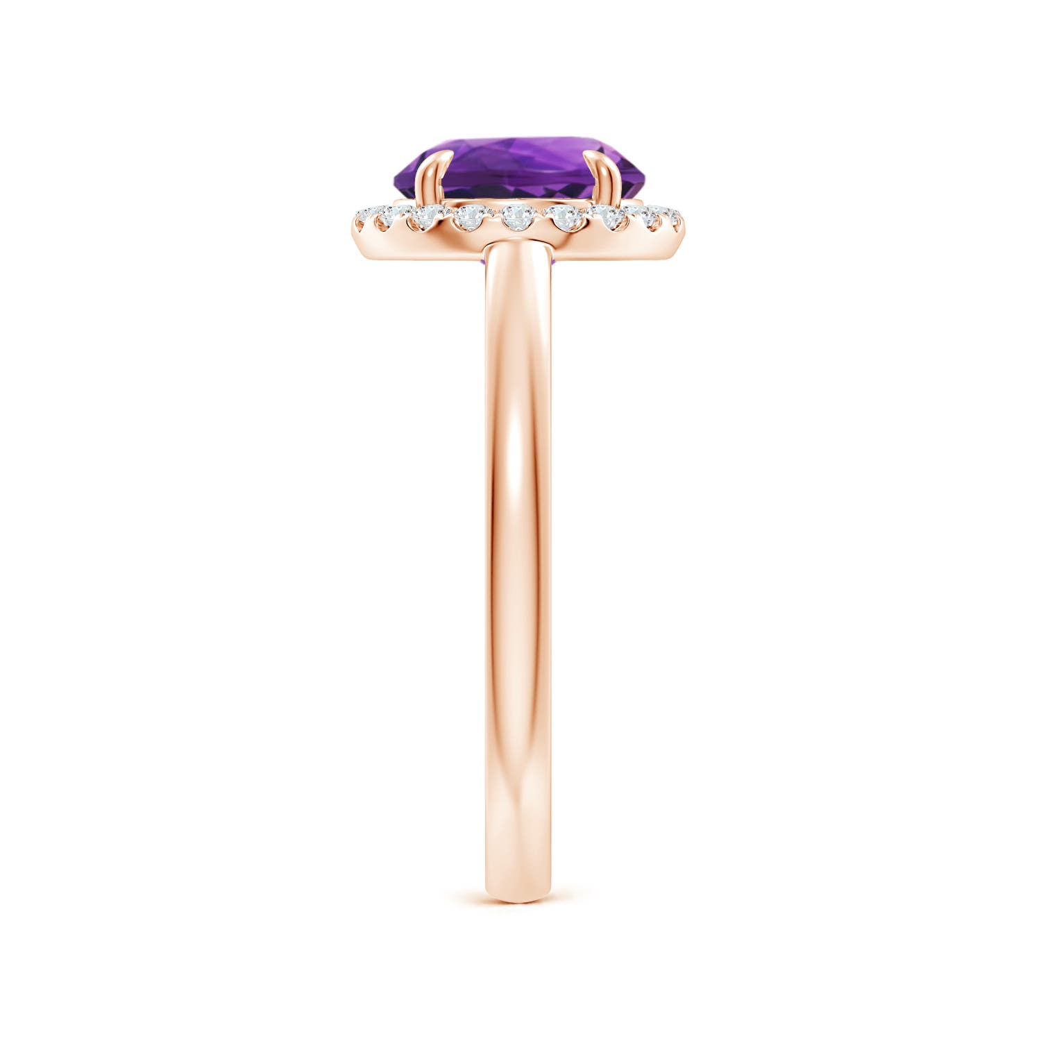 AAAA - Amethyst / 1.86 CT / 14 KT Rose Gold