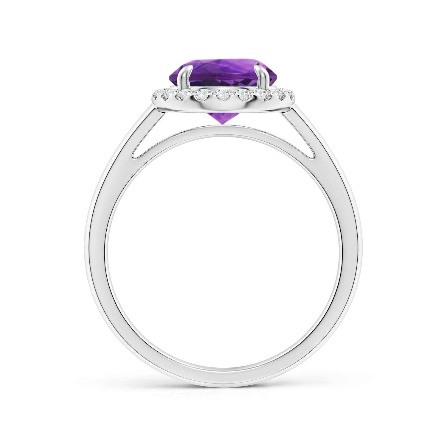 AAAA - Amethyst / 1.86 CT / 14 KT White Gold