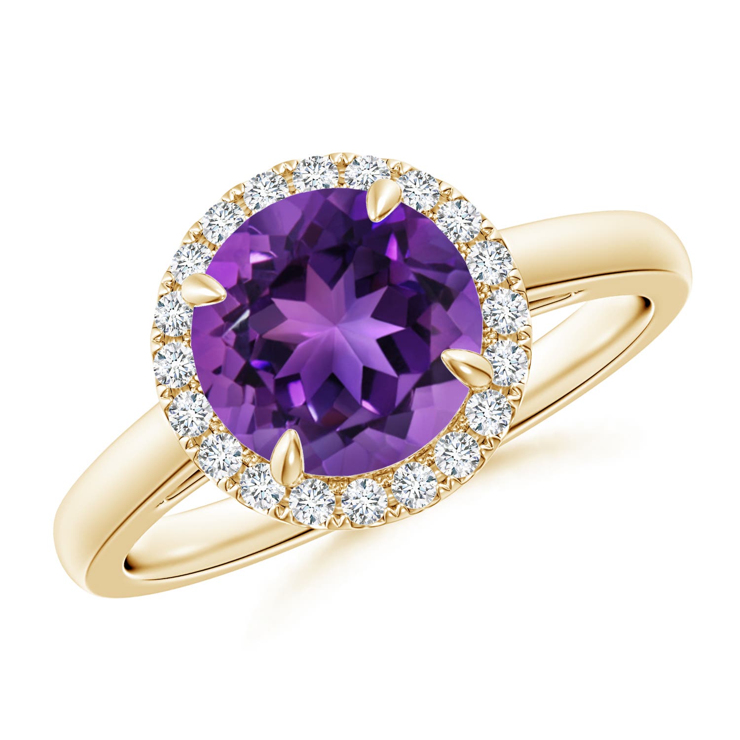 AAAA - Amethyst / 1.86 CT / 14 KT Yellow Gold