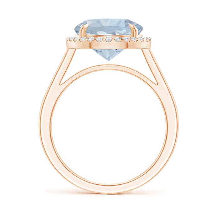 A - Aquamarine / 3.37 CT / 14 KT Rose Gold