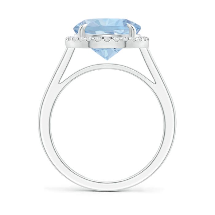 AA - Aquamarine / 3.37 CT / 14 KT White Gold