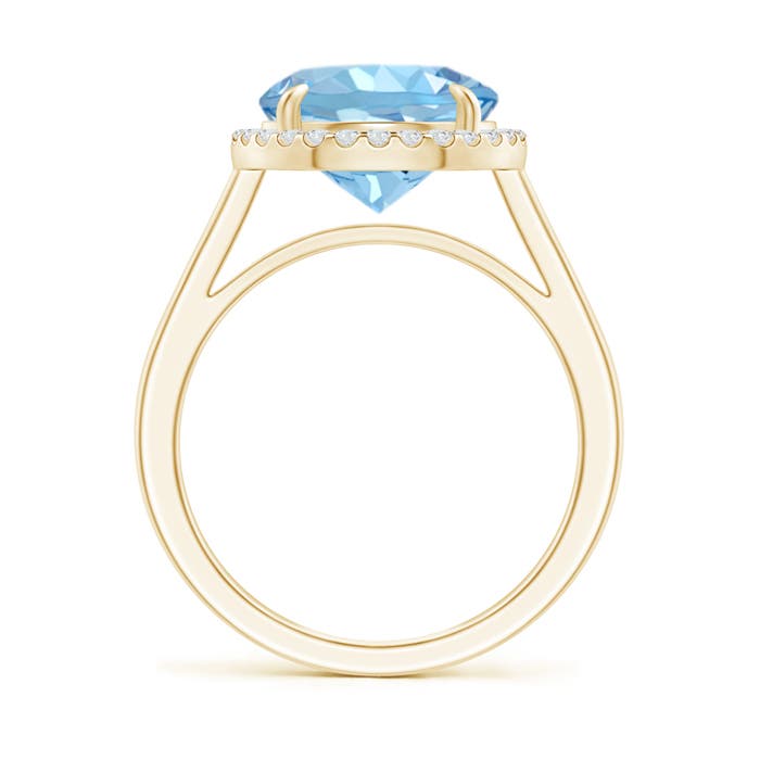 AAAA - Aquamarine / 3.37 CT / 14 KT Yellow Gold