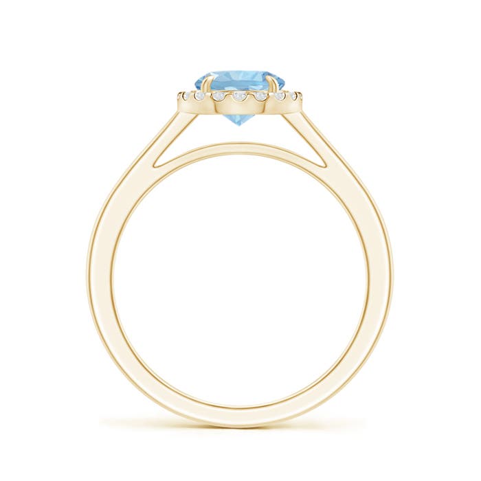 AAA - Aquamarine / 0.82 CT / 14 KT Yellow Gold