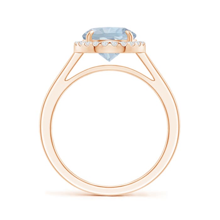 A - Aquamarine / 1.76 CT / 14 KT Rose Gold