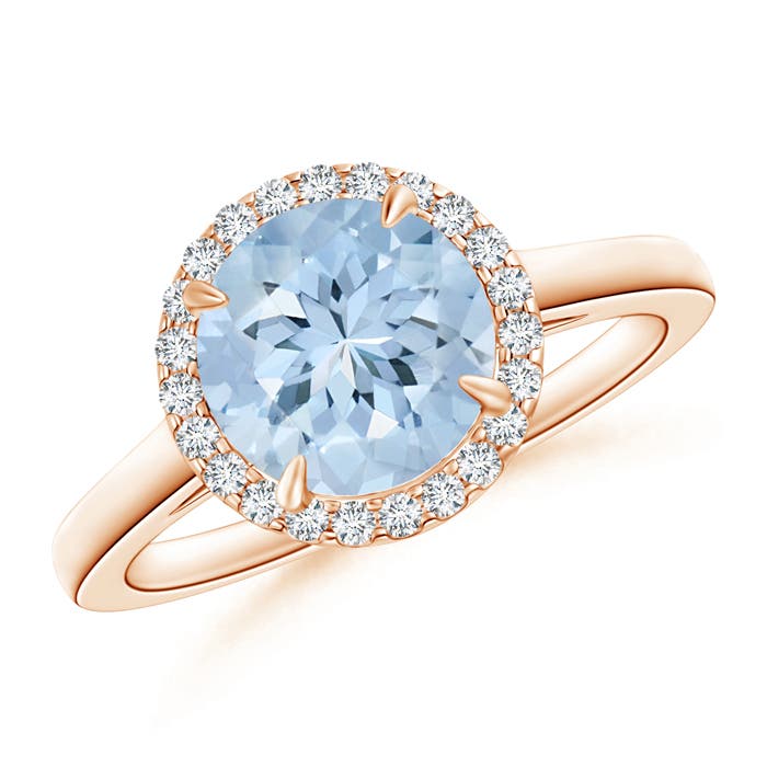 AA - Aquamarine / 1.76 CT / 14 KT Rose Gold