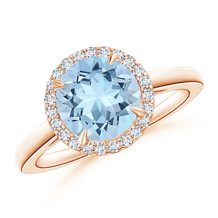 AAA - Aquamarine / 1.76 CT / 14 KT Rose Gold