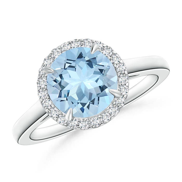 AAA - Aquamarine / 1.76 CT / 14 KT White Gold