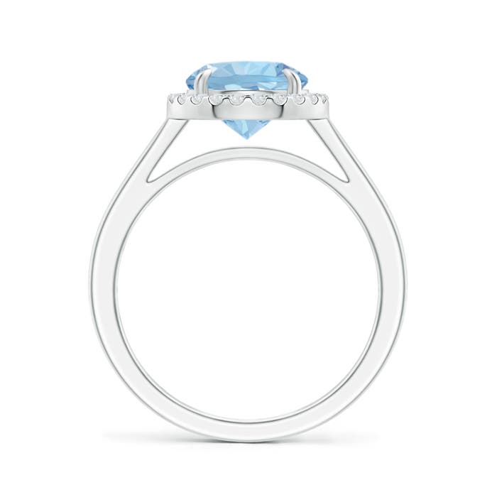 AAA - Aquamarine / 1.76 CT / 14 KT White Gold