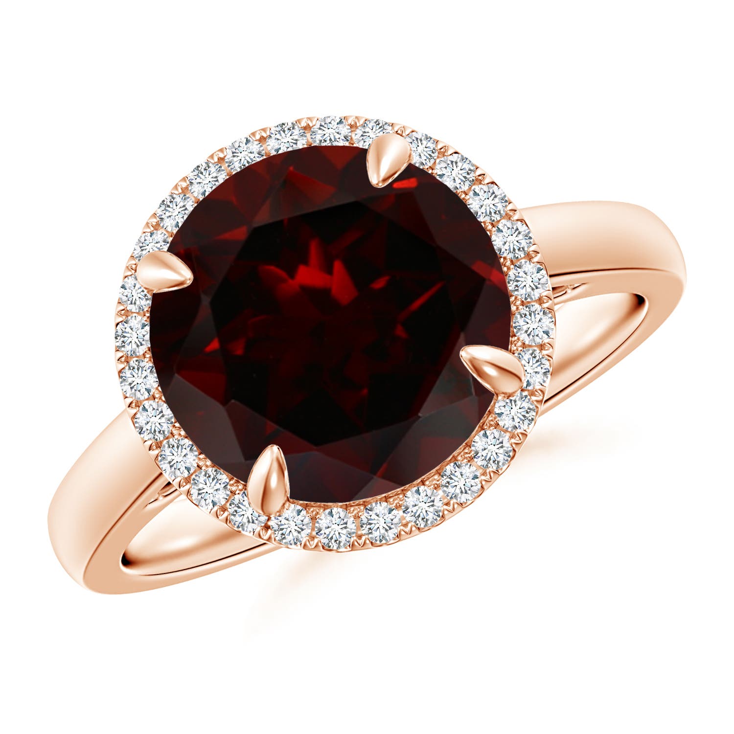 A - Garnet / 4.67 CT / 14 KT Rose Gold