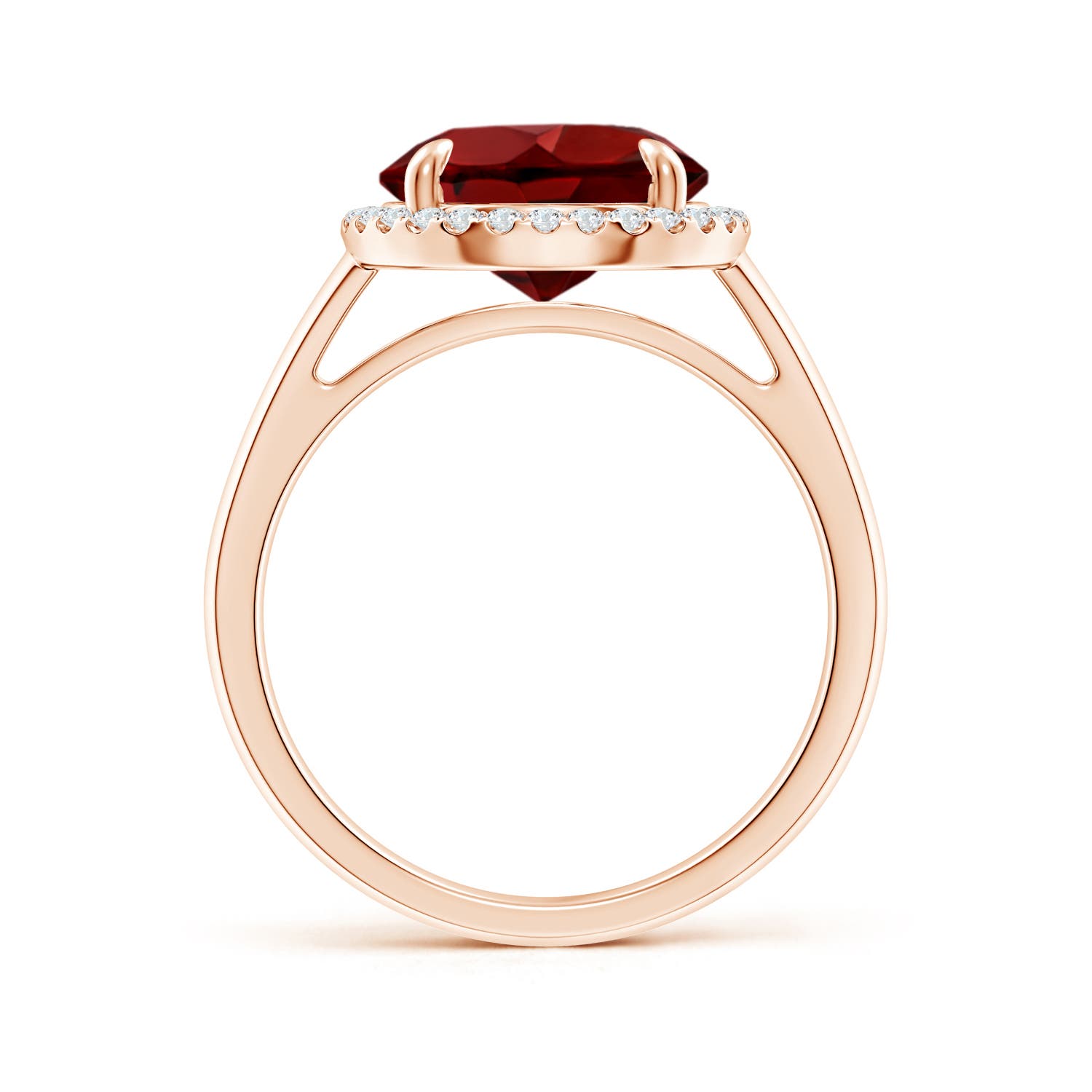 AAAA - Garnet / 4.67 CT / 14 KT Rose Gold