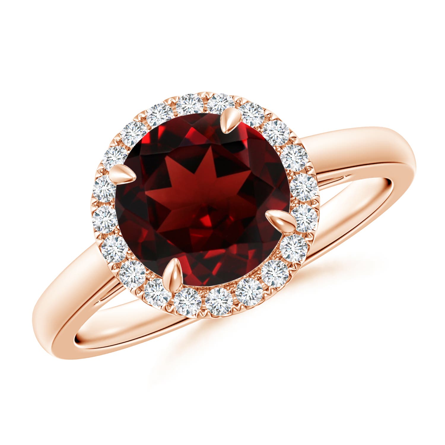 AAA - Garnet / 2.36 CT / 14 KT Rose Gold