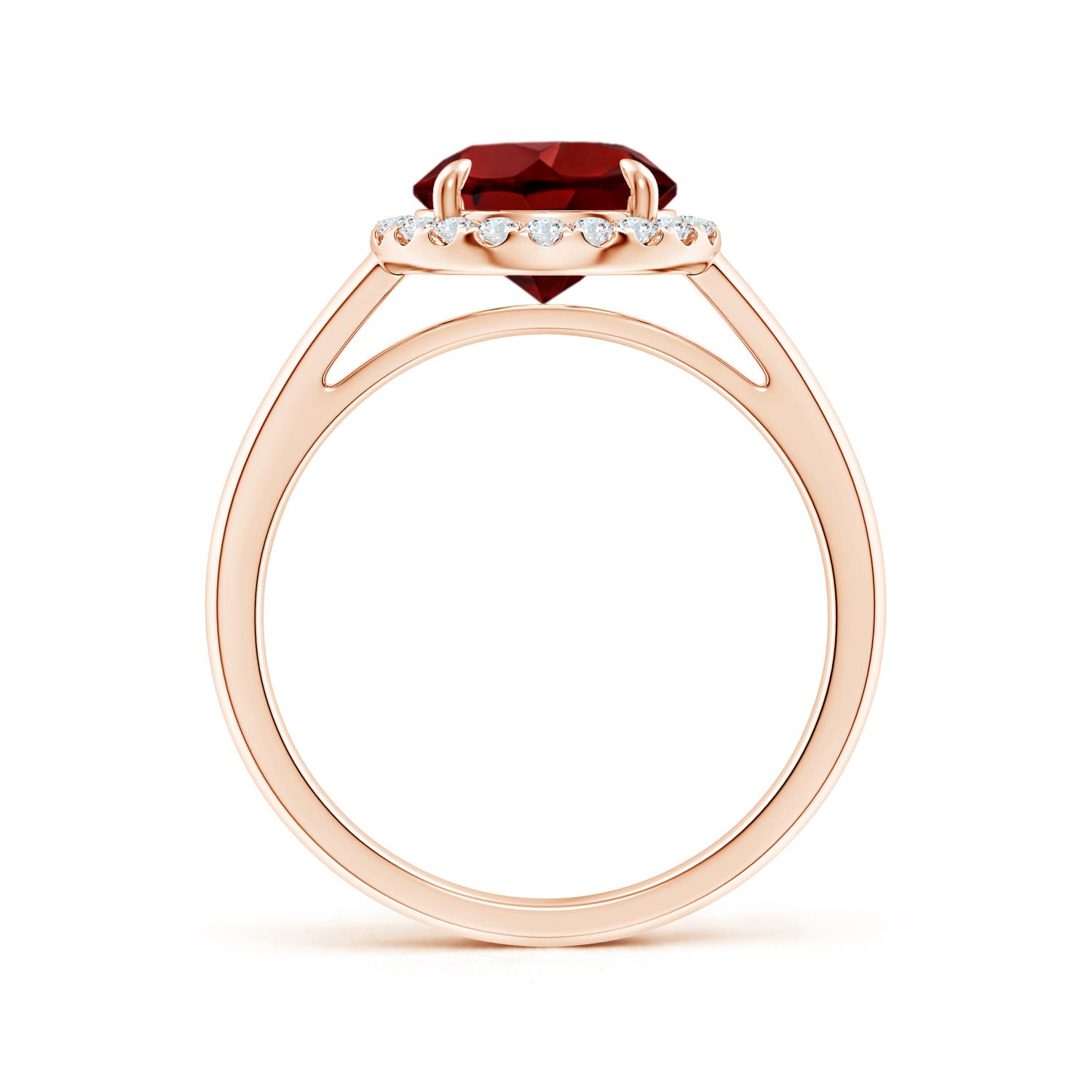 AAAA - Garnet / 2.36 CT / 14 KT Rose Gold