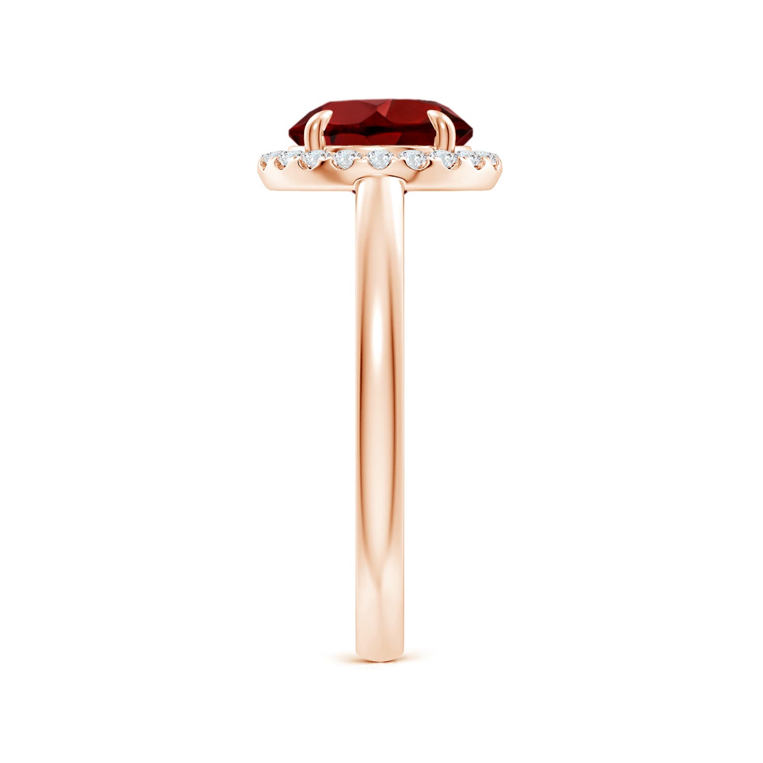 AAAA - Garnet / 2.36 CT / 14 KT Rose Gold