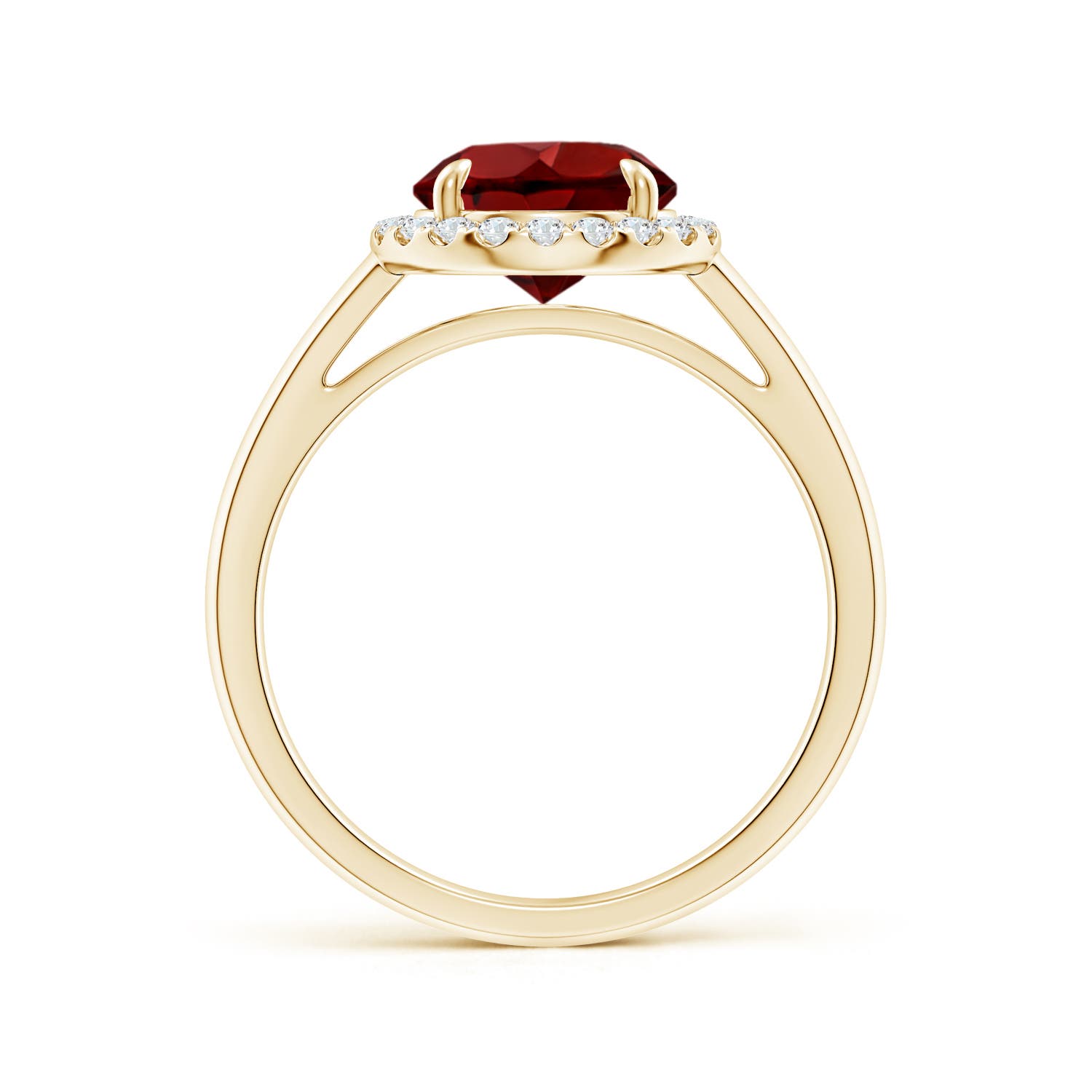 AAAA - Garnet / 2.36 CT / 14 KT Yellow Gold