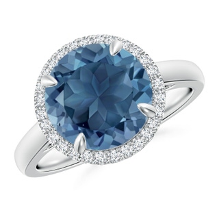 Round A London Blue Topaz