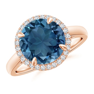 Round AA London Blue Topaz