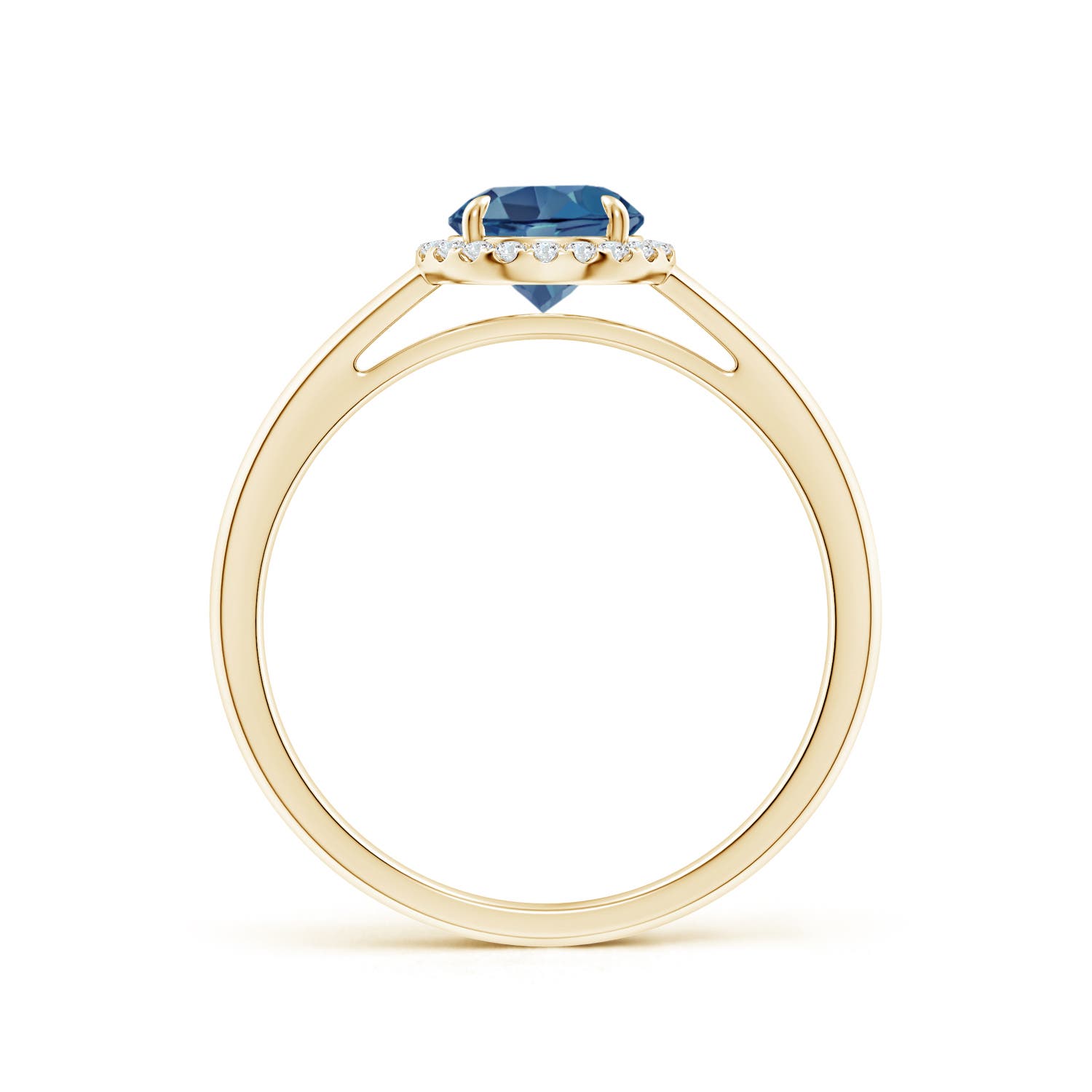 A - London Blue Topaz / 1.05 CT / 14 KT Yellow Gold