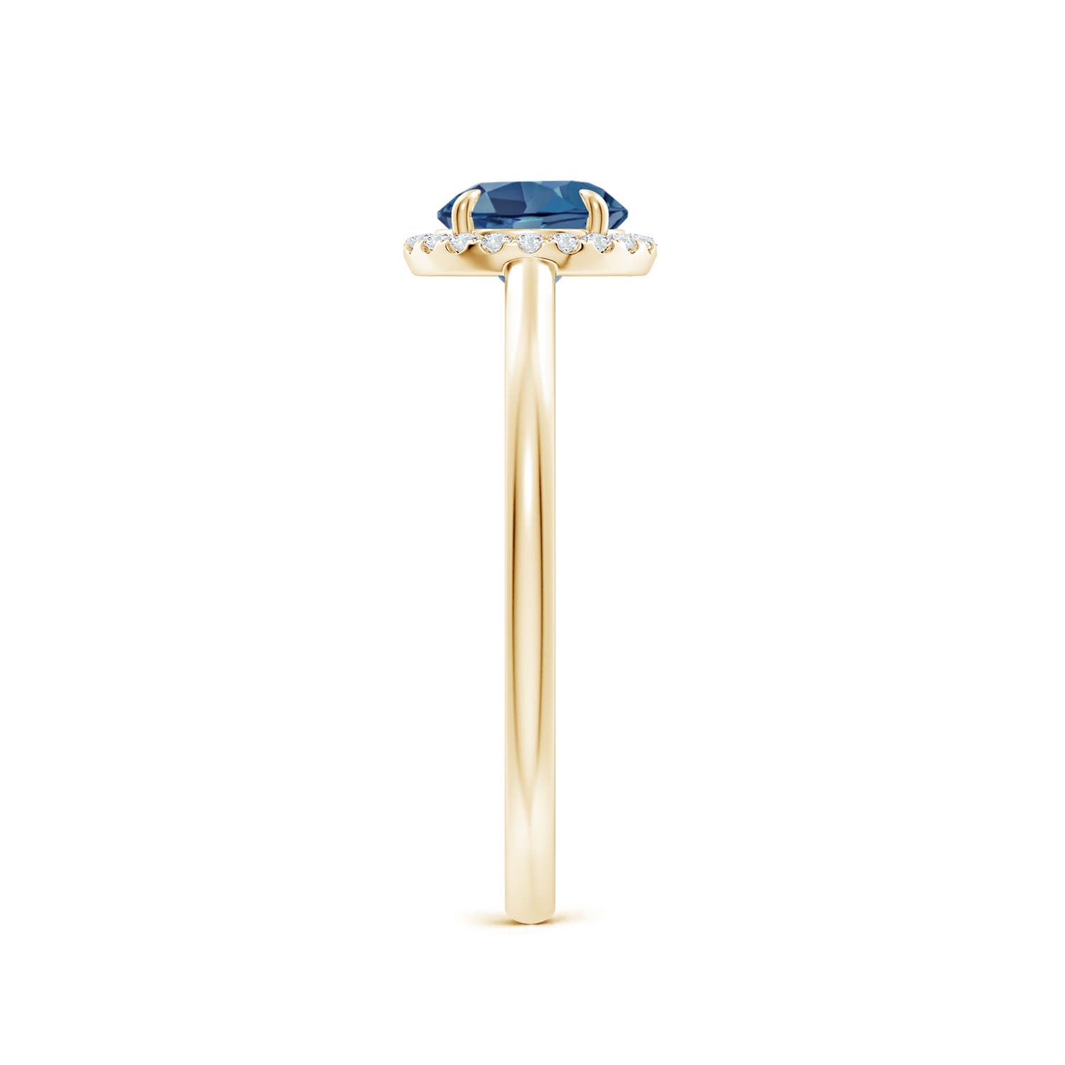 A - London Blue Topaz / 1.05 CT / 14 KT Yellow Gold