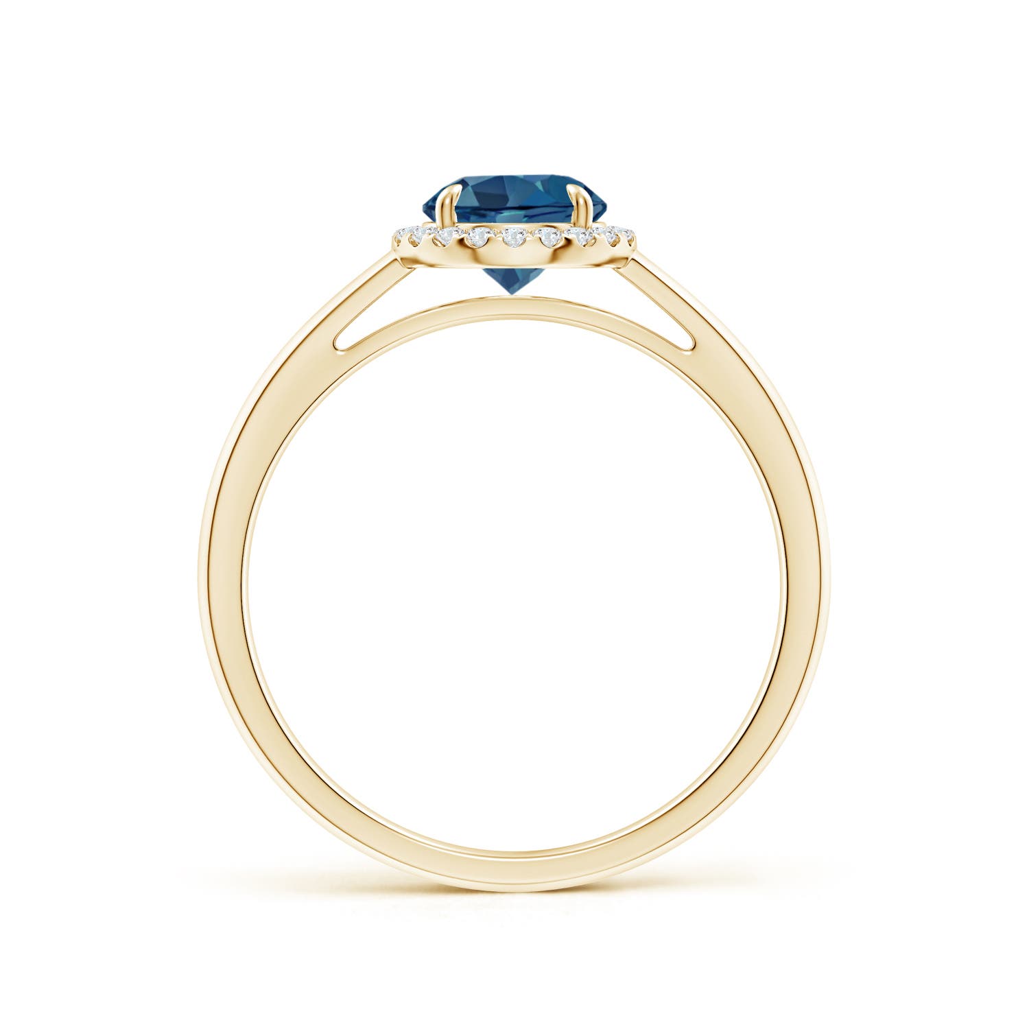 AA - London Blue Topaz / 1.05 CT / 14 KT Yellow Gold