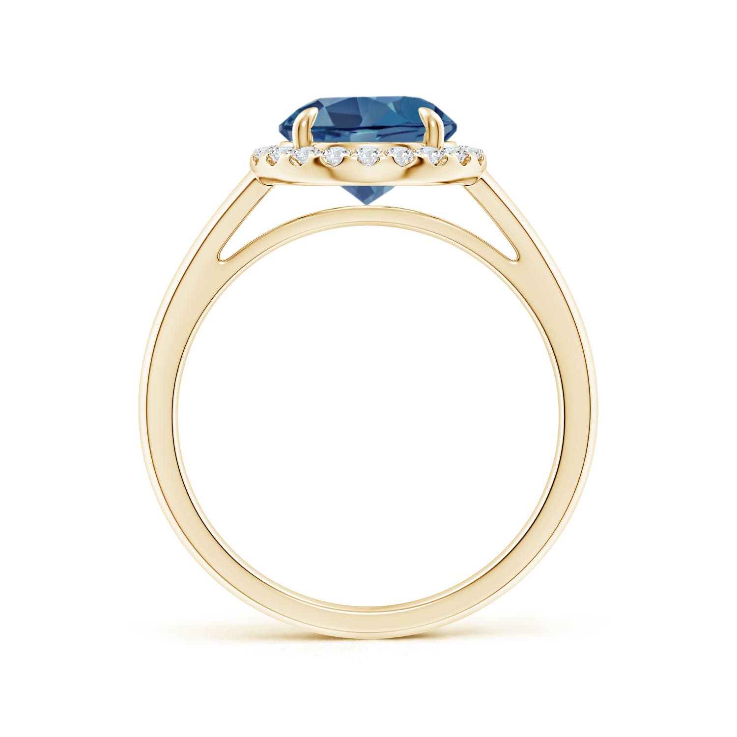 A - London Blue Topaz / 2.51 CT / 14 KT Yellow Gold