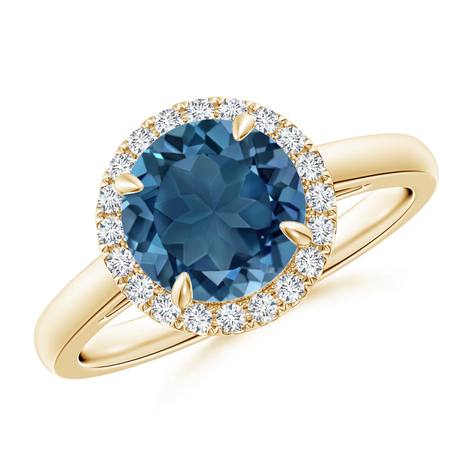 AA - London Blue Topaz / 2.51 CT / 14 KT Yellow Gold