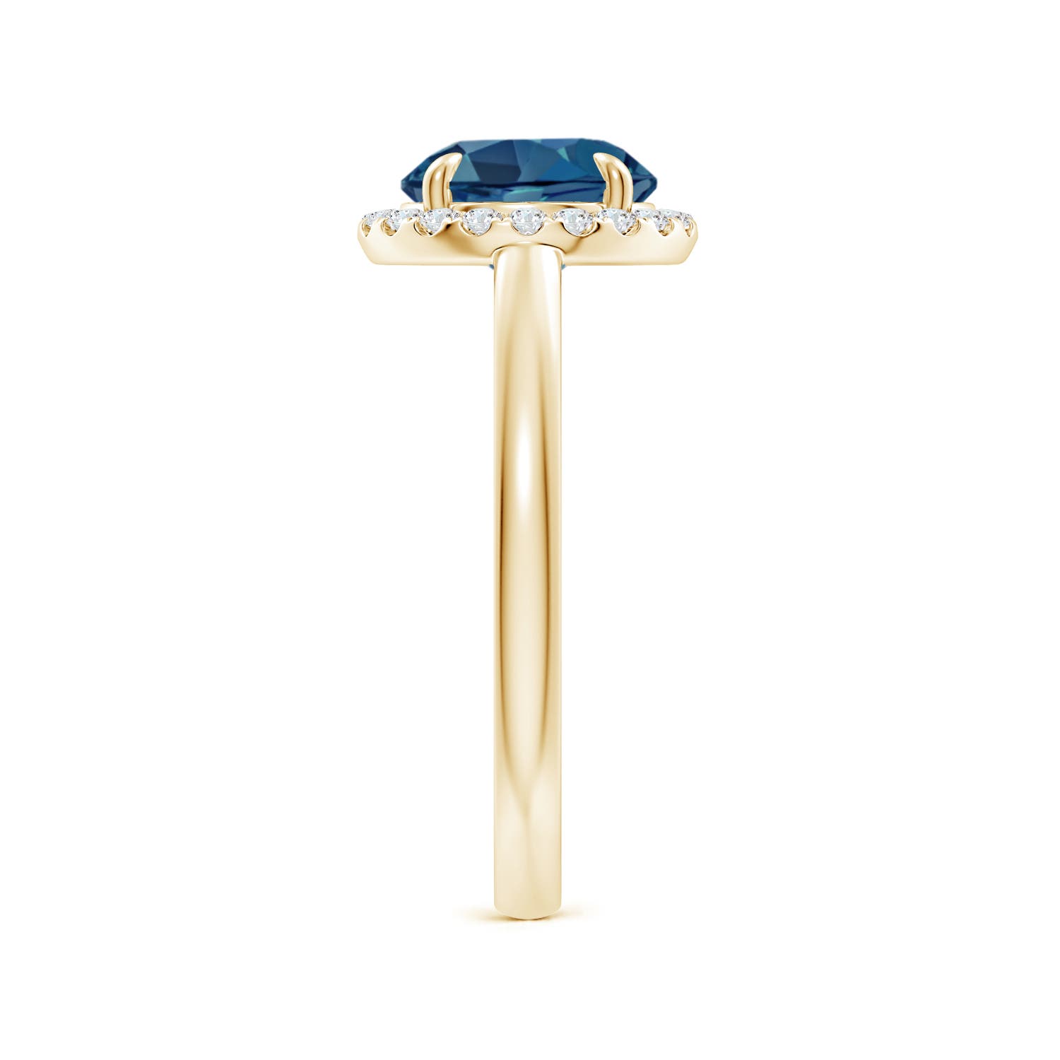 AA - London Blue Topaz / 2.51 CT / 14 KT Yellow Gold