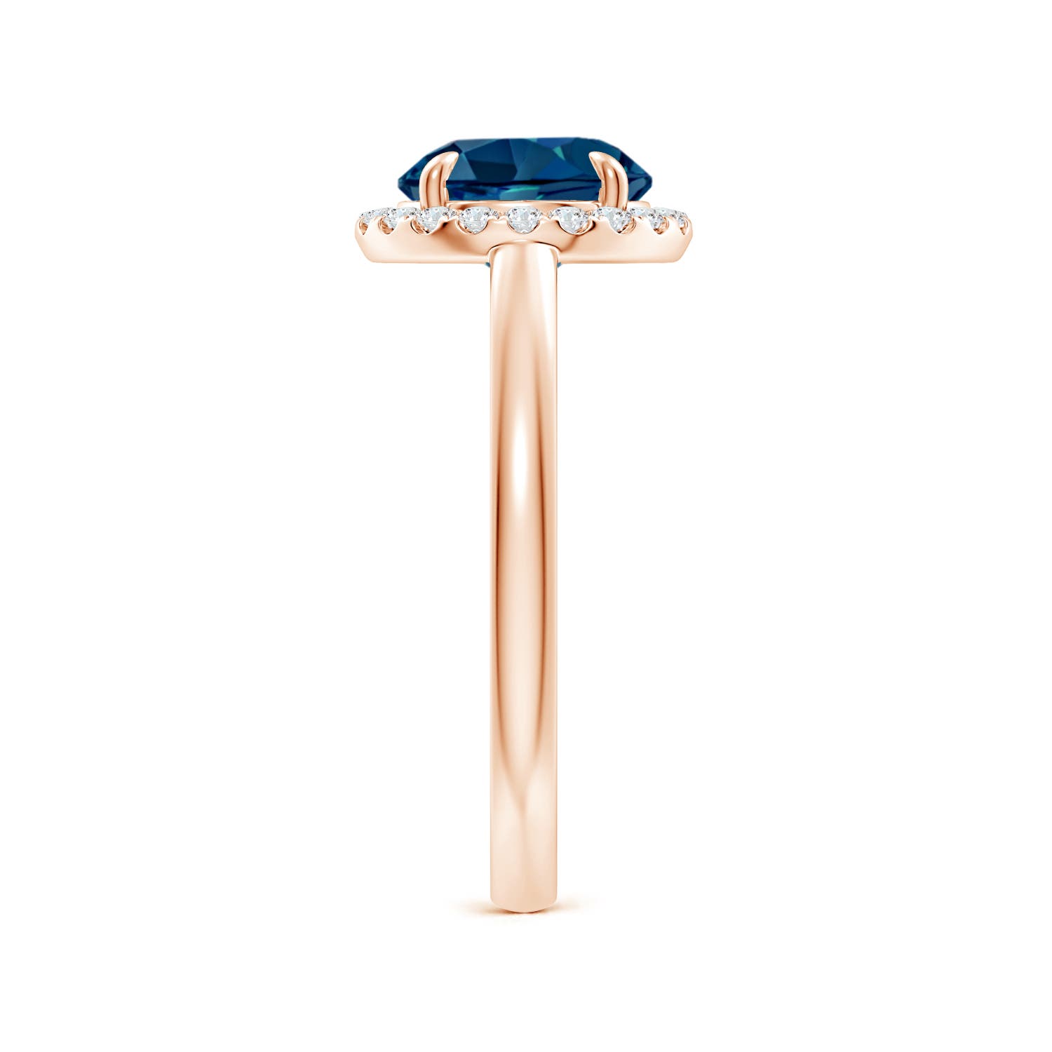 AAAA - London Blue Topaz / 2.51 CT / 14 KT Rose Gold