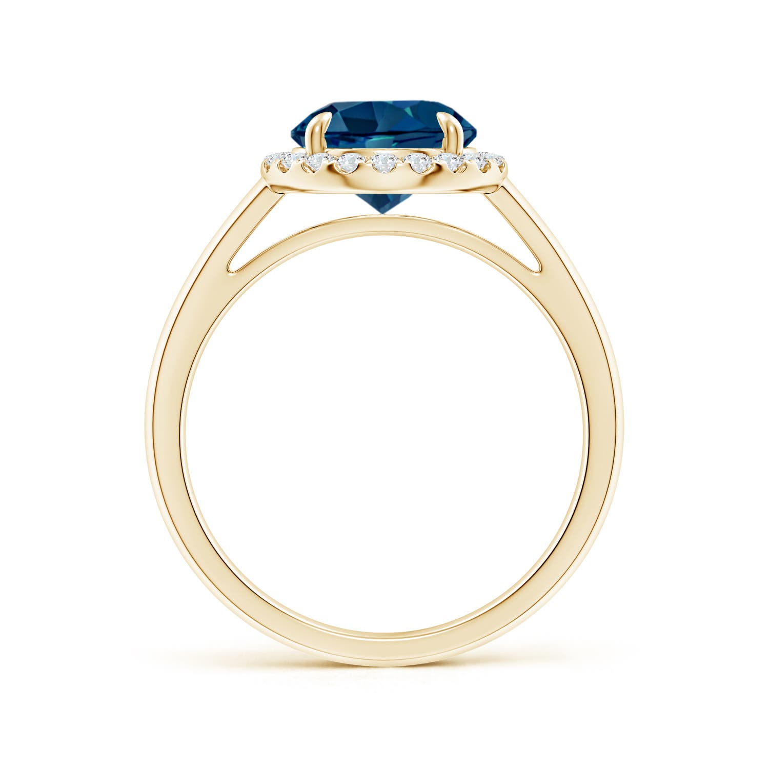 AAAA - London Blue Topaz / 2.51 CT / 14 KT Yellow Gold