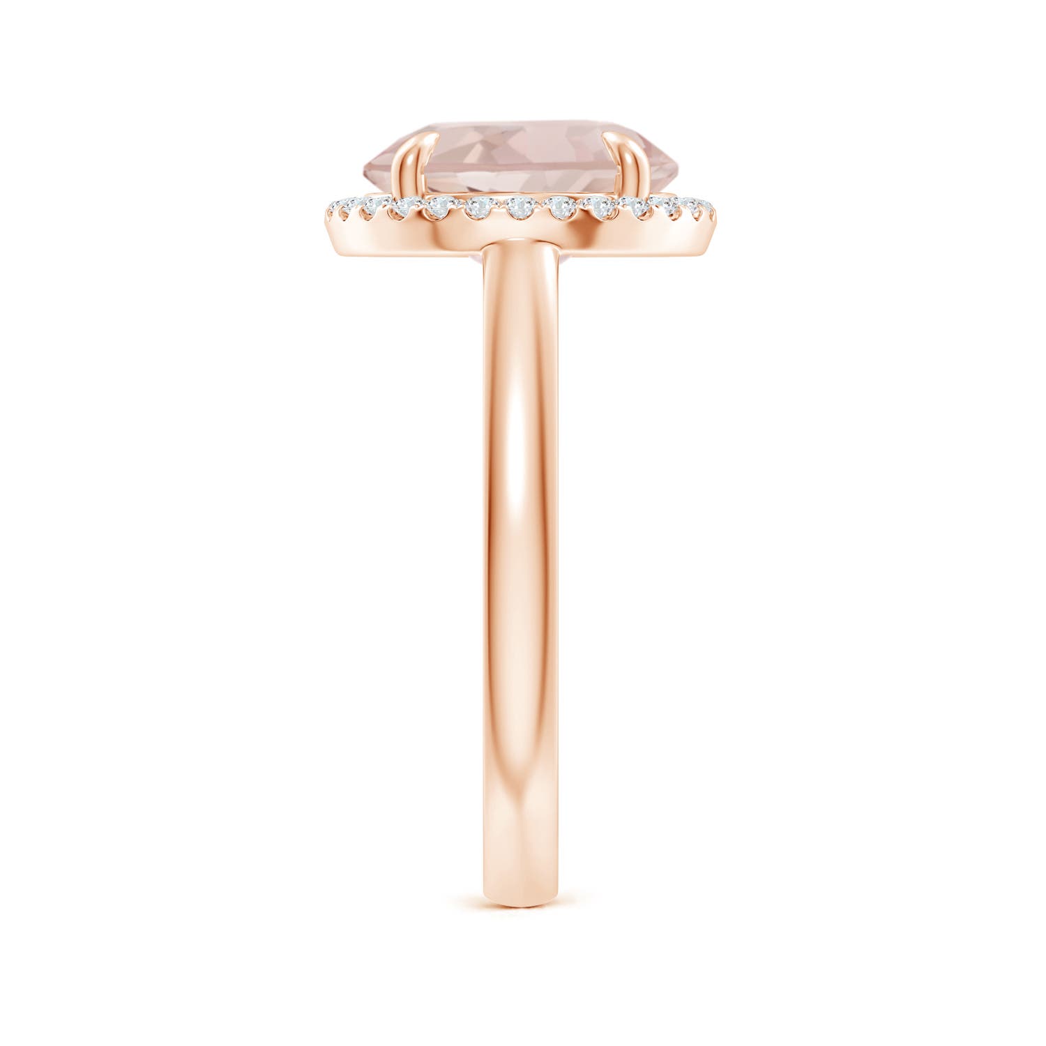 A - Morganite / 3.57 CT / 14 KT Rose Gold