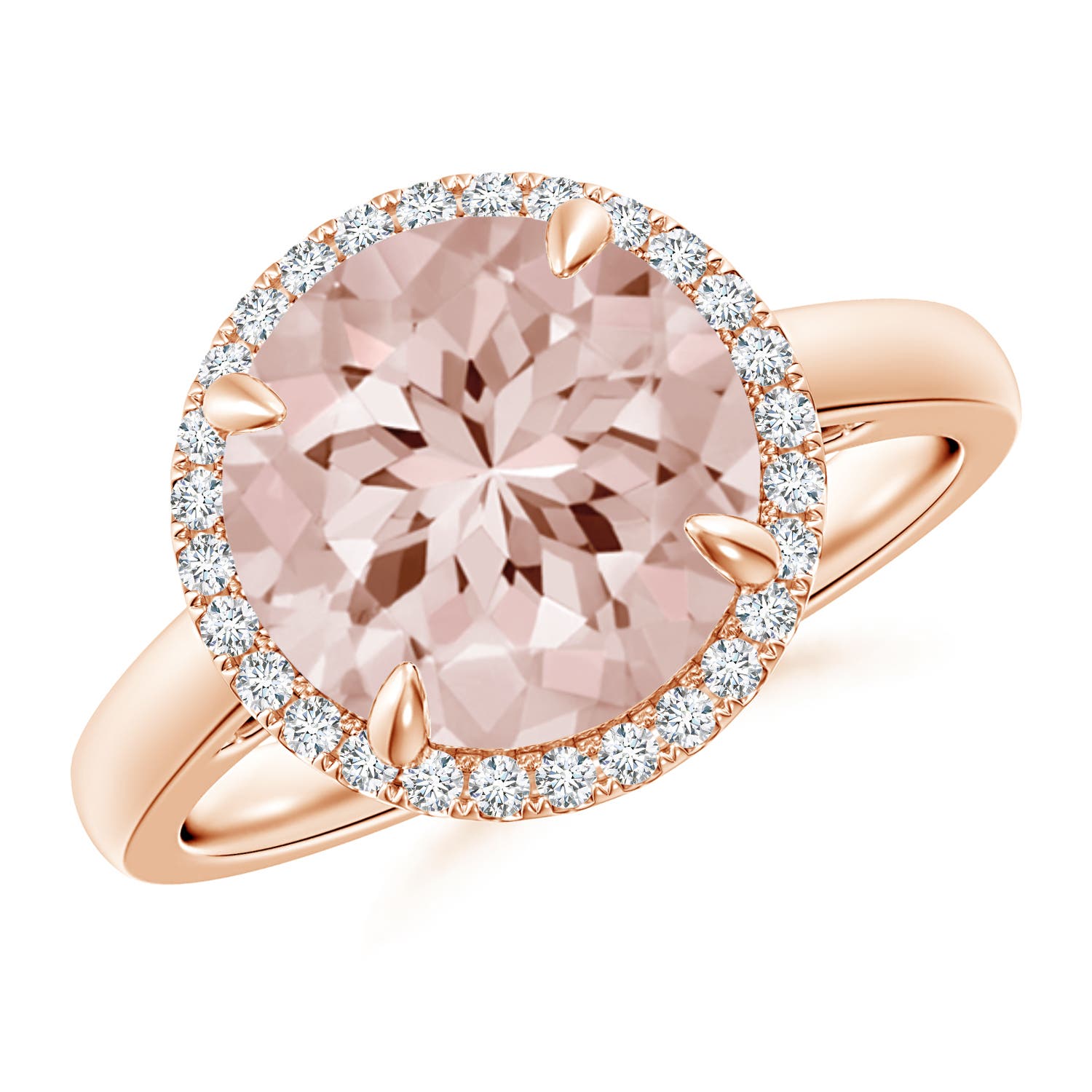 AA - Morganite / 3.57 CT / 14 KT Rose Gold