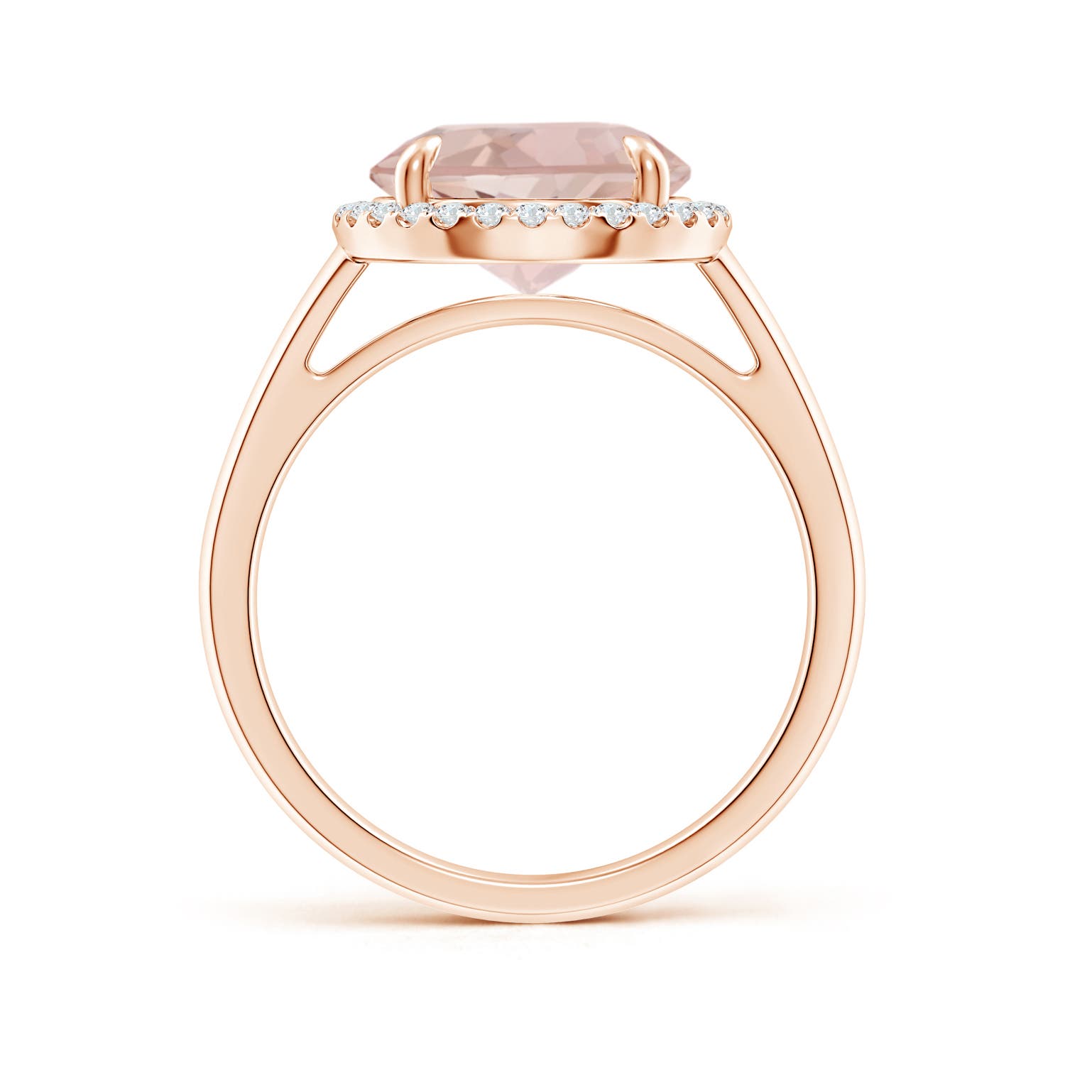 AA - Morganite / 3.57 CT / 14 KT Rose Gold