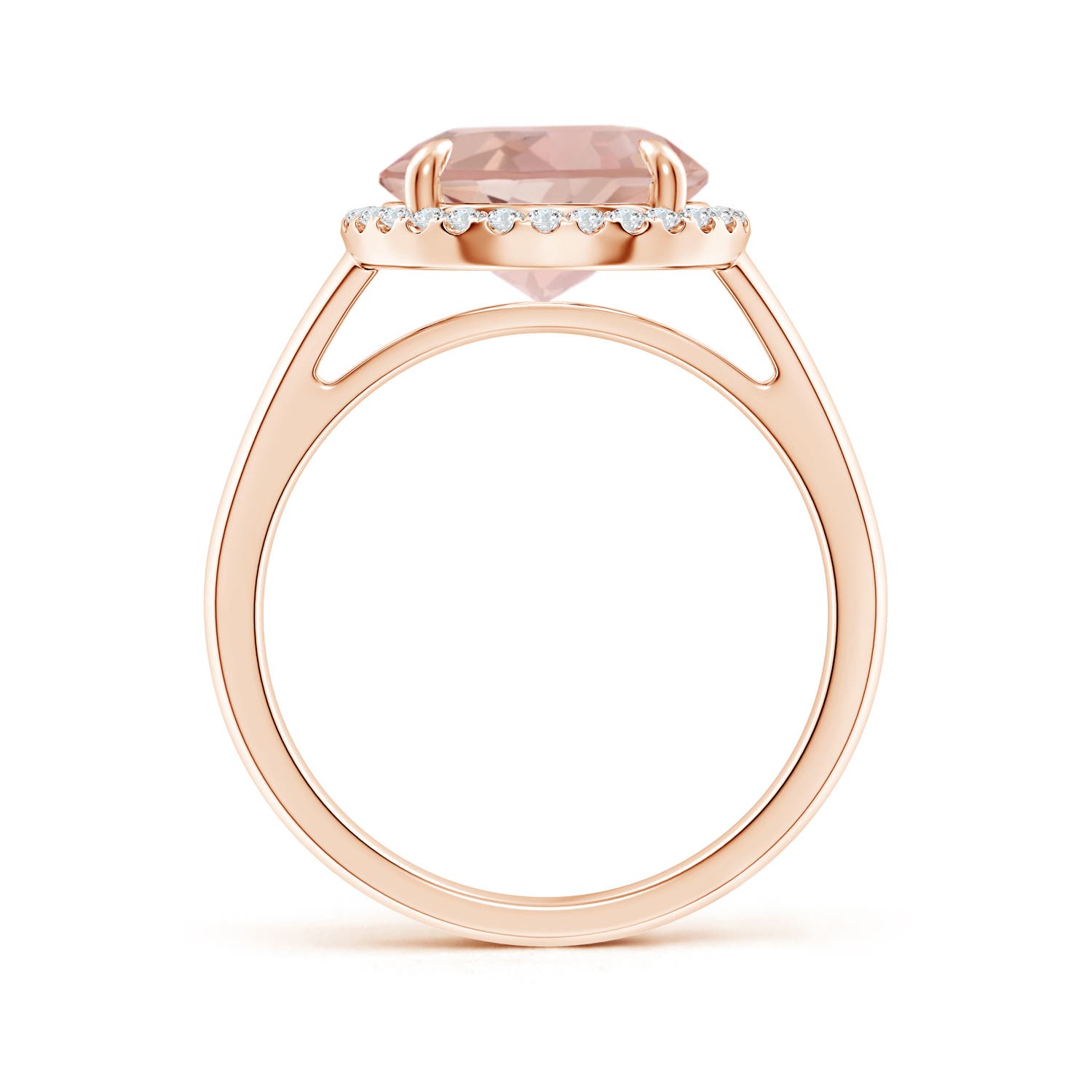 AAA - Morganite / 3.57 CT / 14 KT Rose Gold