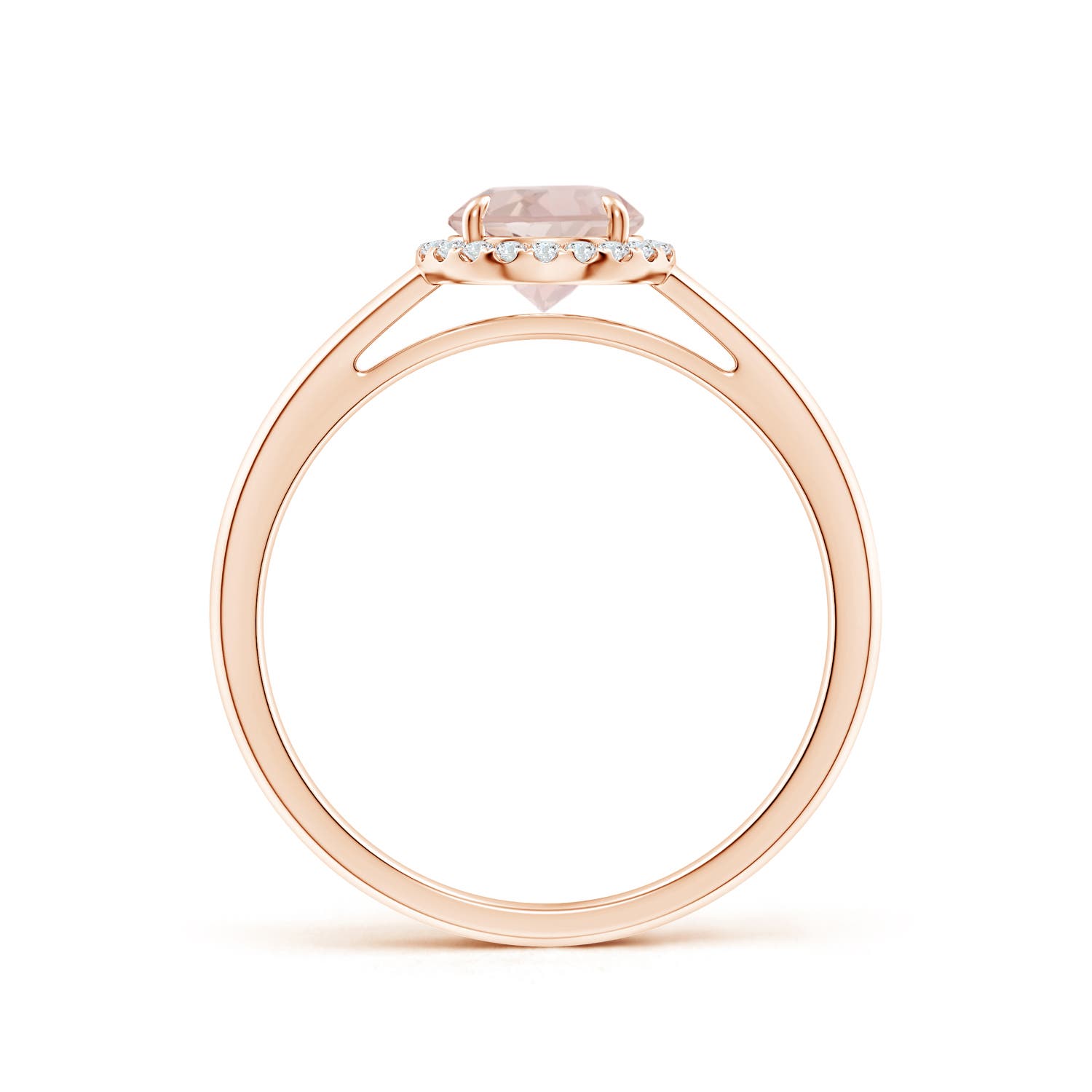 A - Morganite / 0.8 CT / 14 KT Rose Gold