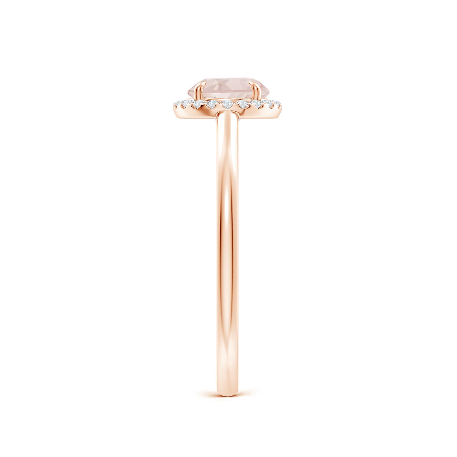 A - Morganite / 0.8 CT / 14 KT Rose Gold