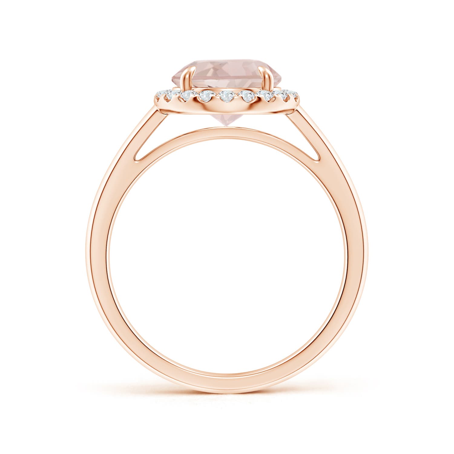 A - Morganite / 1.81 CT / 14 KT Rose Gold