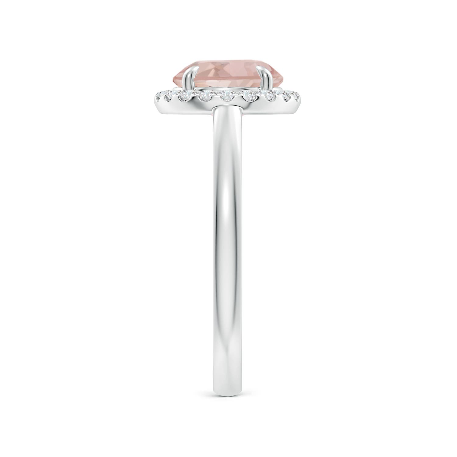 AA - Morganite / 1.81 CT / 14 KT White Gold