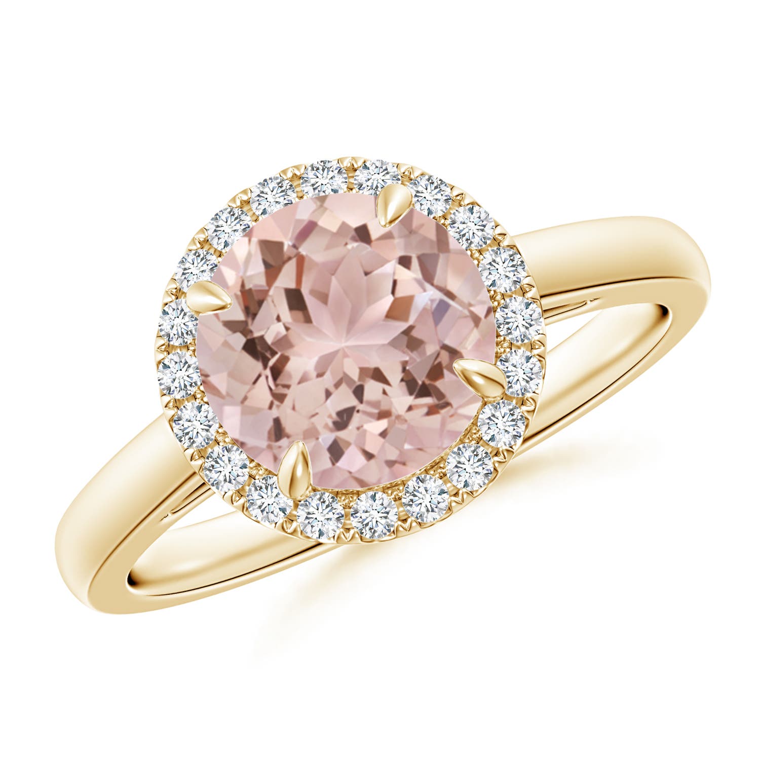 AAA - Morganite / 1.81 CT / 14 KT Yellow Gold